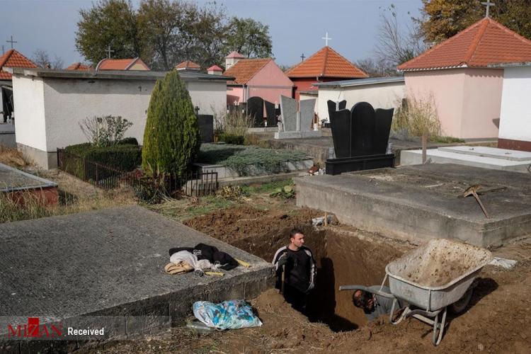 تصاویر قبرستان عجیب در صربستان,عکس های قبرستانی در صربستان,تصاویر قبرستان عجیب در صربستان