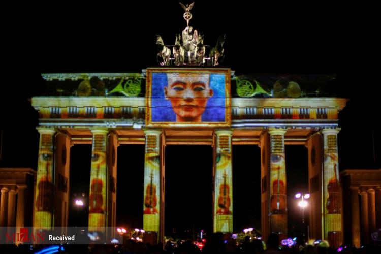 تصاویر جشنواره نور در برلین,عکس های جشنواره نور در آلمان,تصاویر جشنواره سالانه ی نور برلین
