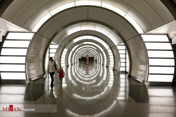 تصاویر مترو مسکو,عکس های سفر به زیر زمین در مترو مسکو,تصاویری از متروی مسکو