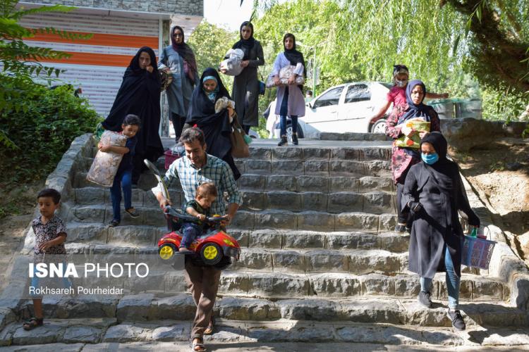 تصاویر آخر هفته‌های کرونایی در پارک جنگلی ناژوان اصفهان,عکس های پارک ناژوان در اصفهان,تصاویر پارک ناژوان در شرایط کرونا