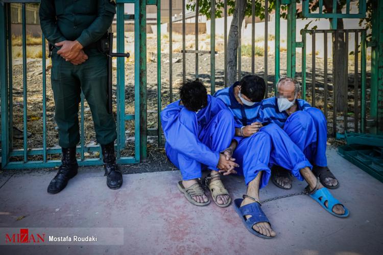 تصاویر دستگیری معتادان تهران,عکس های دستگیری معتادهای تهران,تصاویر ششمین طرح ظفر در تهران