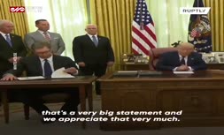 فیلم/ واکنش رئیس‌جمهور صربستان به صحبت‌های ترامپ!