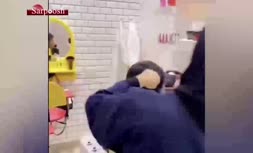 فیلم/ اولین دختر آرایشگر عربستانی