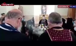 فیلم/ مراسم ختم سرژیک تیموریان در آرامستان ارامنه