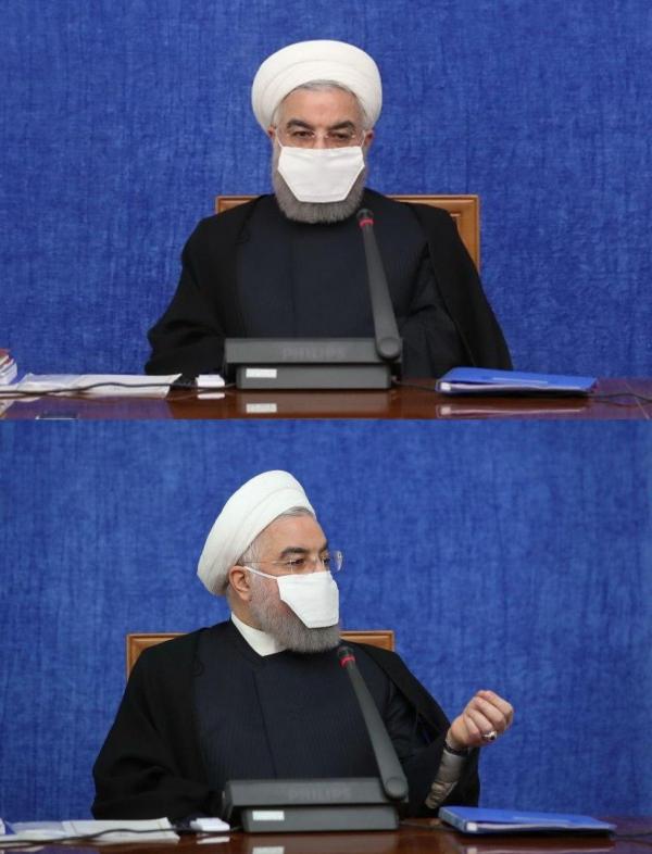 ماسک متفاوت حسن روحانی,اخبار سیاسی,خبرهای سیاسی,دولت