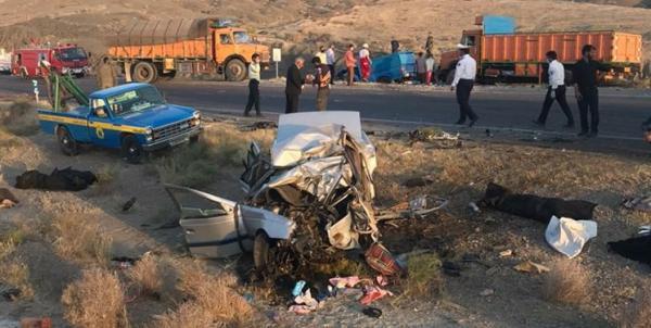 تصادف در جاده سرخس - مشهد,اخبار حوادث,خبرهای حوادث,حوادث