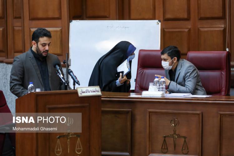 تصاویر دادگاه محمد امامی,عکس های دادگاه محمد امامی,تصاویری از دومین جلسه دادگاه محمد امامی