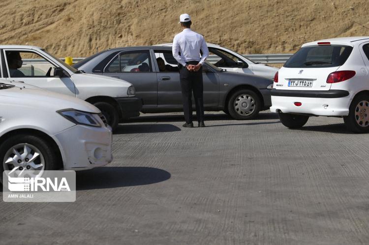 تصاویر کنترل تردد خودروها در مبادی ورودی خروجی تهران,عکس های کنترل ترددها در تهران,تصاویر پلیس راه تهران