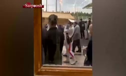 فیلم/ لحظه بدرقه استاد شجریان از بهشت زهرا تهران به طوس