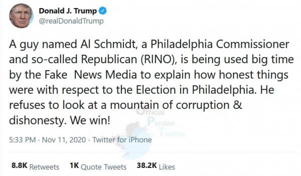 انتخابات ریاست جمهوری آمریکا 2020,اخبار سیاسی,خبرهای سیاسی,اخبار بین الملل