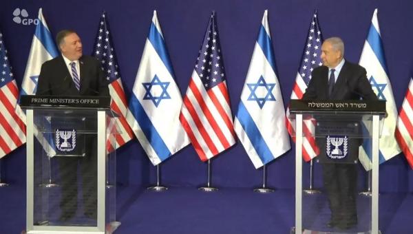 مایک پومپئو و بنیامین نتانیاهو,اخبار سیاسی,خبرهای سیاسی,سیاست خارجی