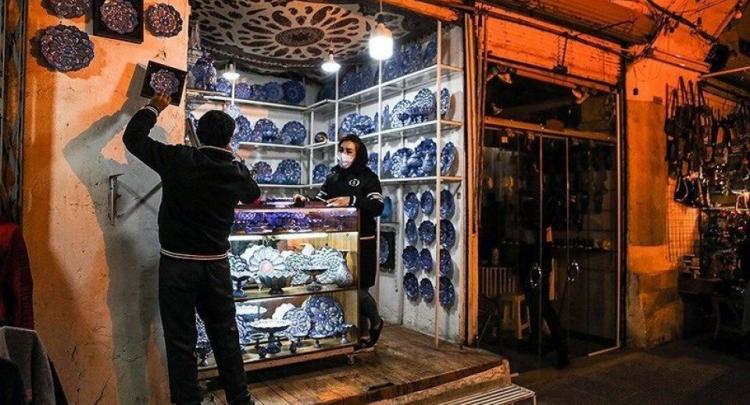 تصاویر تعطیلی بازار اصفهان,عکس های تعطیل شدن مغازه ها در اصفهان,تصاویر تعطیلی سیتی سنتر اصفهان