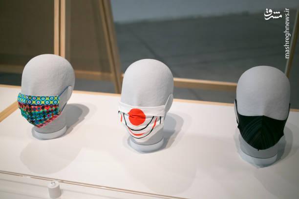 تصاویر ماسک‌های طراحی شده برای مقابله با کرونا,عکس های ماسک برای کرونا,تصاویری از نمایشگاه ماسک کرونا در بارسلونا