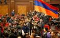 حمله مخالفان آتش بس پارلمان ارمنستان,اخبار سیاسی,خبرهای سیاسی,اخبار بین الملل