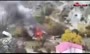 فیلم/ ساکنان قره‌باغ پیش از تخلیه، منازل را می‌سوزانند