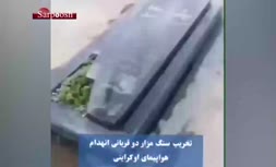 فیلم/ تخریب سنگ قبر دو قربانی حادثه هواپیما اوکراینی