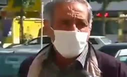 فیلم/ یک شهروند به خبرنگار صدا و سیمای جمهوری اسلامی: آرزو می‌کنم بمیرم مسئولان مملکت را نبینم