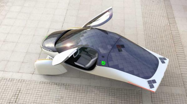 خودروی برقی خورشیدی شرکت اپرتا