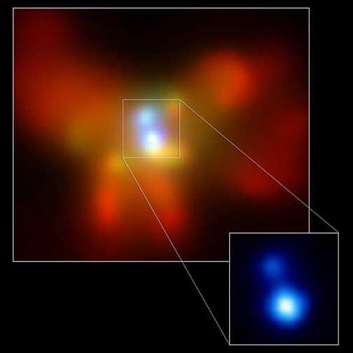 لحظه ادغام دو سیاه‌چاله توسط تلسکوپ‌ها,تلسکوپ‌