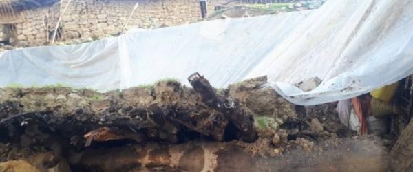 ریزش آوار خانه به خاطر بارش باران در ایذه خوزستان,باران در خوزستان