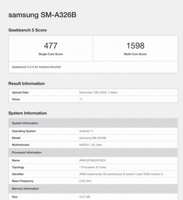 گوشی A32 5G,گوشی 5G با قیمت پایین سامسونگ