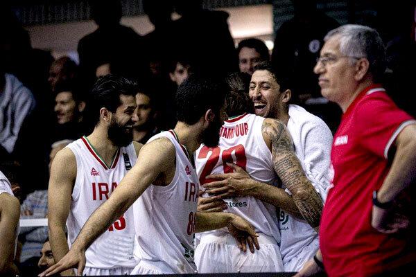دیدار تیم ملی بسکتبال ایران و عربستان