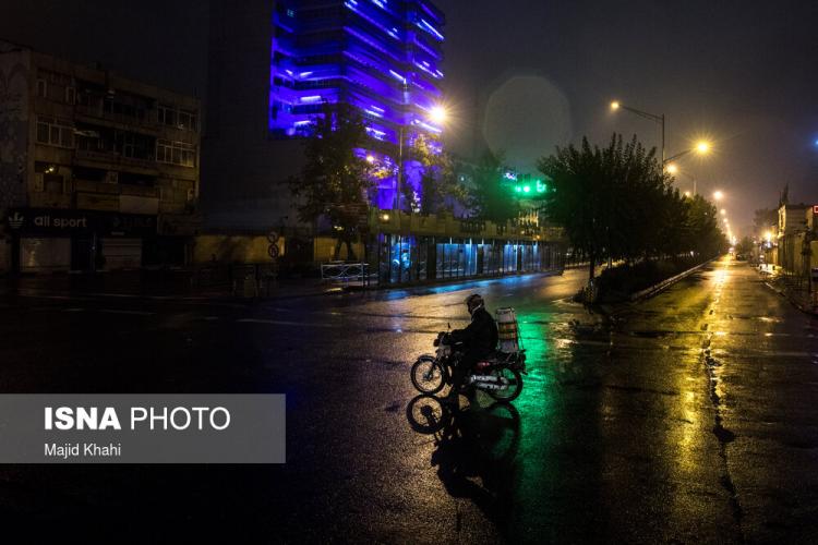 تصاویر محدودیت تردد در تهران,عکس های محدودیت تردد شبانه در تهران,تصاویر محدودیت های کرونایی در تهران
