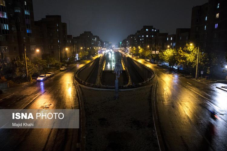 تصاویر محدودیت تردد در تهران,عکس های محدودیت تردد شبانه در تهران,تصاویر محدودیت های کرونایی در تهران