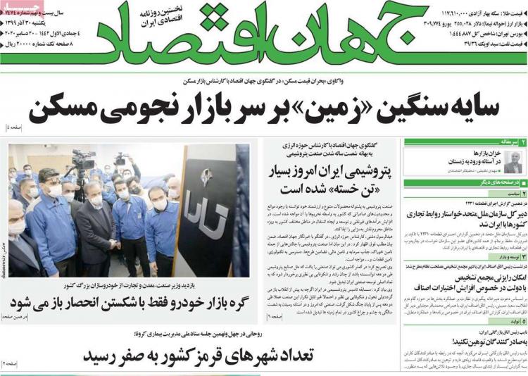 عناوین روزنامه های اقتصادی یکشنبه 30 آذر 1399 عناوین روزنامه های اقتصادی یکشنبه 30 آذر 1399,روزنامه,روزنامه های امروز,روزنامه های اقتصادی