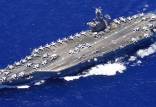 استقرار ناو هواپیمابر آمریکا در خلیج فارس