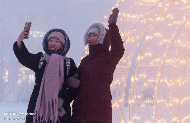 تصاویر زمستان در سردترین شهر جهان,عکس های زمستان در شهر یاکوتسک,تصاویری از شهر یاکوتسک در زمستان