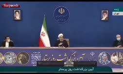 فیلم/ اظهارات عجیب روحانی: مردم از شوق دم بیمارستان گریه می‌کردند از اینکه صورتحساب‌شان اینقدر پایین شده بود!