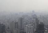 آلودگی هوای تهران,وضعیت آب و هوایت هران در دی 99