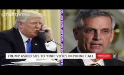 فایل صوتی لورفته ترامپ در تماس تلفنی با فرماندار جورجیا/واکنش تند معاون بایدن به صوت جنجالی ترامپ