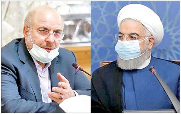روحانی وقالیباف,دولت ومجلس