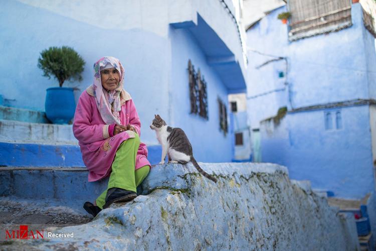 تصاویر شهر مروارید آبی در مراکش