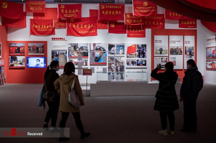 تصاویر نمایشگاه کرونا در ووهان,عکس های نمایشگاه کرونا در چین,تصاویر نمایشگاه شیوع کرونا در چین