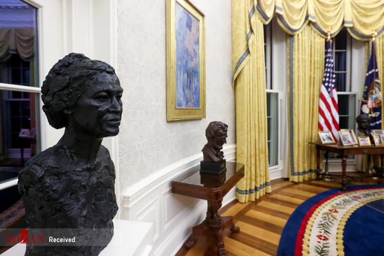 تصاویر دفتر کار جو بایدن,عکس های دفتر کار رئیس جمهور آمریکا,تصاویر جو بایدن در کاخ سفید