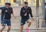 تمرین امروز سرخپوشان,تیم فوتبال پرسپولیس
