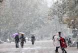 وضعیت آب و هوای کشور در بهمن 99,بارش برف در ایران