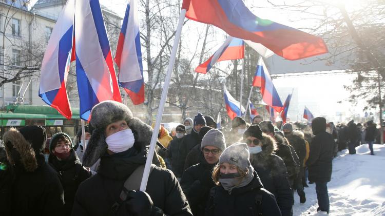 تصاویر اعتراضات در روسیه,عکس های تظاهرات طرفداران الکسی ناوالنی,تصاویر اعتراضات در کشور روسیه