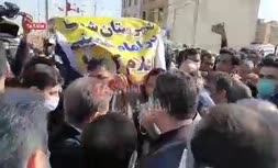 فیلم/ اعتراض مردم بندر امام به جهانگیری