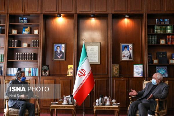 دیدار مدیرکل آژانس بین المللی انرژی اتمی با محمد جواد ظریف وزیر امور خارجه,ظریف