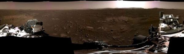 تصویر پانوراما از منظره‌های سیاره سرخ,مریخ نورد استقامت