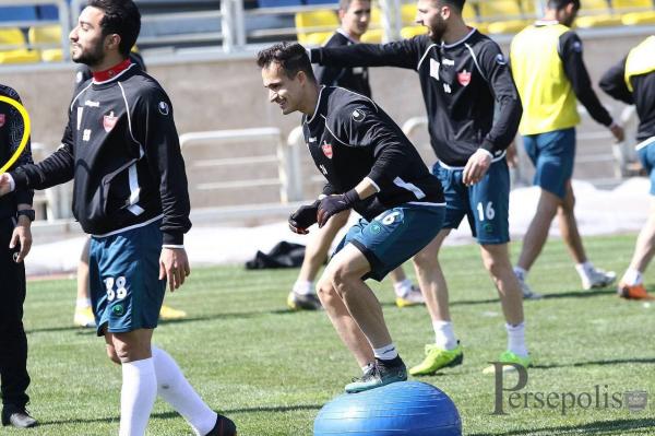 پرسپولیس پرسپولیس,تمرین تیم پرسپولیس