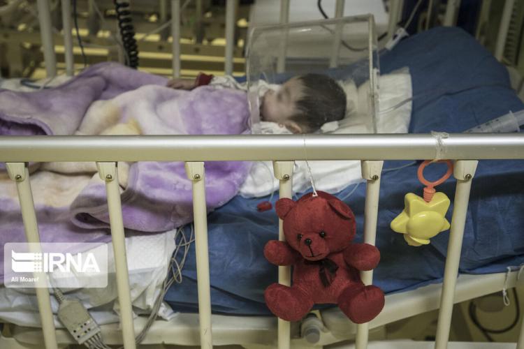 تصاویر بخش کودکان مبتلا به کرونا بیمارستان ابوذر اهواز,عکس های بیماران کرونایی در اهواز,تصاویر کودکان کرونایی اهواز
