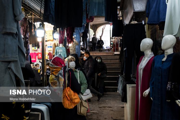 تصاویر بازار بزرگ تهران در روزهای پایانی سال ۹۹,عکس های بازار تهران,تصاویر بازار تهران در روزهای پایانی سال
