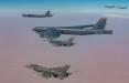 گشت‌زنی بمب‌افکن‌ ها در خاورمیانه,گشت‌زنی بمب‌افکن‌های آمریکایی با همراهی جنگنده‌های اسرائیل قطر و عربستان