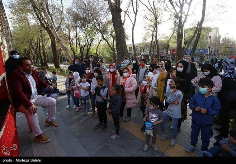 تصاویر استقبال از نوروز 1400,عکس های نوروز در اصفهان,تصاویر نوروز 1400 در ایران