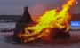 فیلم | پایان جشنواره زمستانی در روسیه با سوزاندن قلعه کرونایی